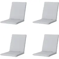 Madison stapelstoelkussen panama - 97x49x5cm set van 4
