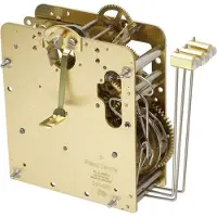 Hermle Ketting uurwerk 241-030, 8-daags, Slingerlengte 45cm, Slag op gong