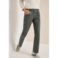 Cecil Dames Broek met gewassen look - Groen - 31