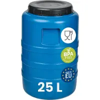 Garronda 25L – Vat met wijde hals - Kuilvoer in vat – Bagagetrommel – Gistingsvat – Gistingscontainer – Voerton