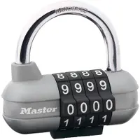 Master-lock MasterLock Hangslot Pro Sport cijferslot 4-cijferig grijs