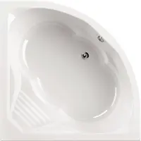 Calmwaters Curved Wellness - Badkuip - 150 x 150 cm - Acryl - Duobad
