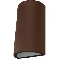Osram Wandlamp buiten ENDURA STYLE, bruin / roest, Aluminium, Modern, Wandlamp buiten