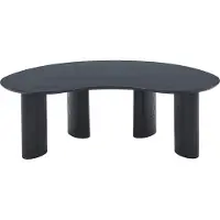 Vente-unique Salontafel essenfineer - Zwart - CALYNOR