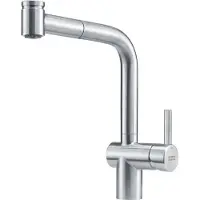 Franke Atlas Neo, Tahem, Roestvrij staal, Greep met hendel, Zelfaanzuigend, Type L, Keramisch