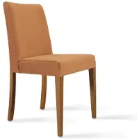 AEA Luxe inrichting, modern stoel, bruin houten stoel, design, eetkamer