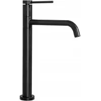 REA Lugano Black High - Wastafelkraan - Zwart