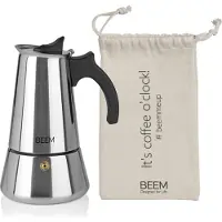 BEEM Espresso Maker – 6 kops– 300ML – percolator – Moka – geschikt voor alle kookplaten incl. inductie