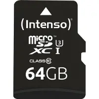 Intenso 3433490 microSDXC 64GB Class 10 UHS-I Professional