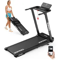 Zipro Forma Lite - Loopband - Inklapbaar - 1-12 km/u - Hellingfunctie - 12 Programma's & App - Zwart