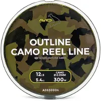 Avid Carp Outline Camo Reel Line (300m) - Maat : 12lb - 0.31mm - 5.4 kilo