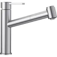 BLANCO Ambis-S roestvrij staal geborsteld/inox brossé LD/BP