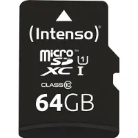 Ginza.se Premium microSDXC-kaart 64 GB Class 10, UHS-I Incl. SD-adapter