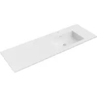 Mexen Otis ingebouwde wastafel rechts 141 x 46,5 cm, mat wit - 25181401P
