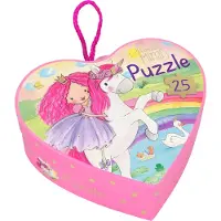 Depesche legpuzzel meisjes 19 cm karton roze 25 stuks