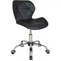 Vdd Bureau stoel, modern design - chefstoel - in hoogte verstelbaar - zwart
