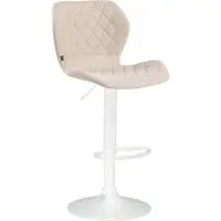 CLP Cork Barkruk - Kunstleer wit/creme