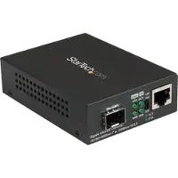 StarTech.com Gigabit ethernet glasvezel media converter met open SFP slot