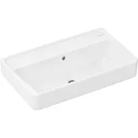Hansgrohe Wastafel Compact Xanuia, 650x390 mm, zonder kraangat met overloop, wit, SmartClean, artikelnummer 61129450