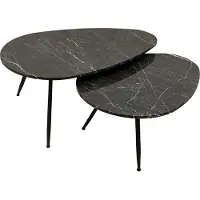 Ptmd salontafel veria - 0x0x0cm set van 2