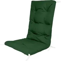 Ferocity - Tuinstoelkussens - Comfortabel, duurzaam - Voor meubels van pallets - 130 x 50 x 5cm - Polyester - Groen