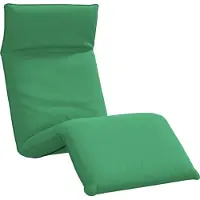 Syfax Ligstoel inklapbaar 175x54x8,5 cm oxford stof groen