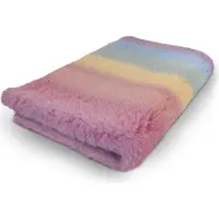 Vetbed Rainbow - Hondenmat - 150 x 100 cm - Antislip - Benchmat - Puppykleed - Hondenbed - Machine Wasbaar