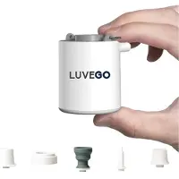 Luvego luchtbed pomp MINI PUMP - Oplaadbare luchtbedpomp - 400LM lantaarn - 3-in-1
