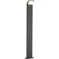 LUCANDE LED tuinpadverlichting - tuinlamp Tinna, zwart, Aluminium, Modern, LED buitenlamp