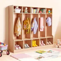 Vevor Open houten kinderkledingkast