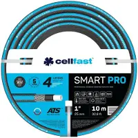 Cellfast SMART PRO ATS Tuinslang – 1" – 10 m - 4 lagen - Flexibele gebreide stof