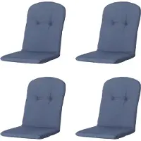 Madison Kussen kuip hoog panama safier blue 45x96 - 4 stuks