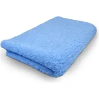 Vetbed - Dierenmat - Puppykleed - Benchvacht - Dierenkleed - Lichtblauw Effen Latex Anti-Slip 150 x 100 cm - Machine wasbaar