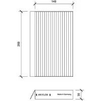 Diederichs DCI1196 Interieurfilter