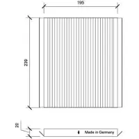 Diederichs DCI0204 Interieurfilter