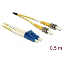 DeLOCK Cable Optical Fibre LC > ST Singlemode OS2 0.5 m