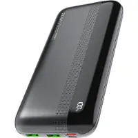 Voomy USB C - Zwart - 20.000 mAh -