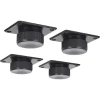 Sotech 4s meubelpoot Golf II, zwart, diameter: 50 mm hoogte: verstelbaar 22 - 32 mm
