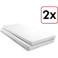 Sleezzze Comfortschuimmatras K10 90 x 200 cm, hoogte 10 cm, hardheidsgraad H3 Twin