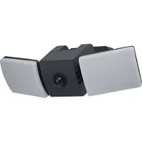 Osram buitenwandlamp Donkergrijs, warmwit, 3000 K, IP54, lichtsensor, polycarbonaat (PC), 535 lm, 5 W, vast geïnstalleerde LED