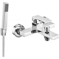 Mexen Uno R77 badkraan met doucheset, chroom - 7143R77-00