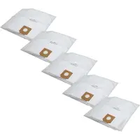 VHBW 50 stuks stofzakken, vervanging voor Kärcher 6.904-312.0, 6.904-315.0, 6.907-017.0 voor stofzuigers – 40 cm x 24 cm, wit