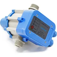 Wiltec drukschakelaar SKD-1, 230V, 1-fase, tot 10 bar, drukbeveiliging met droogloopbescherming voor waterpompen en pompsystemen, betrouwbare pompbesturing