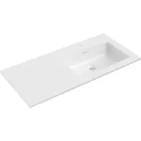 Mexen Otis inbouw wastafel rechts 101 x 46,5 cm, wit glanzend - 25181000P