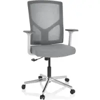 Hjh OFFICE BRETON BASE W - Thuisgebruik bureaustoel Grijs