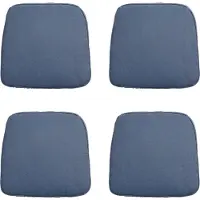 Madison zitkussen wicker panama safier blue ca. 48x48 cm set van 4