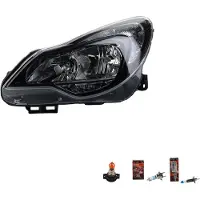 Netparts24 Koplampen + richtingaanwijzerbehuizing + Osram Night Breaker lampen, geschikt voor Opel Corsa D