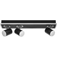 Osram LED plafondspot MARS CLICK-SELECT, 3 spots, zwart CLICK-SELECT, zwart, Woon-/ Eetkamer, metaal, Modern, LED plafondlamp