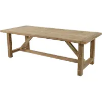 Lesli Living Castle tafel recycled teak 180x90 cm - bruin