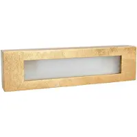 LINDBY Wandlamp Emina, dimbaar, messing / goud, Woon-/ Eetkamer, Gips / Klei, Modern, wandlamp